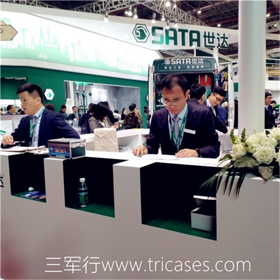上世达工具使用我公司供货的工具箱参展 上世达工具使用我公司供货的工具箱参展